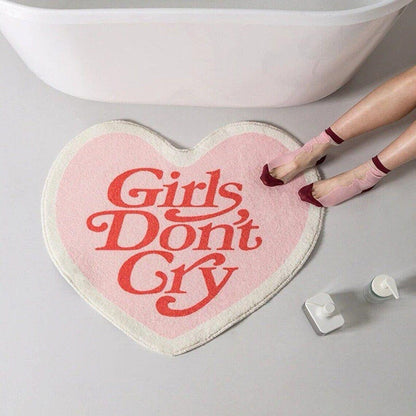 Girls Don’t Cry Heart Carpet